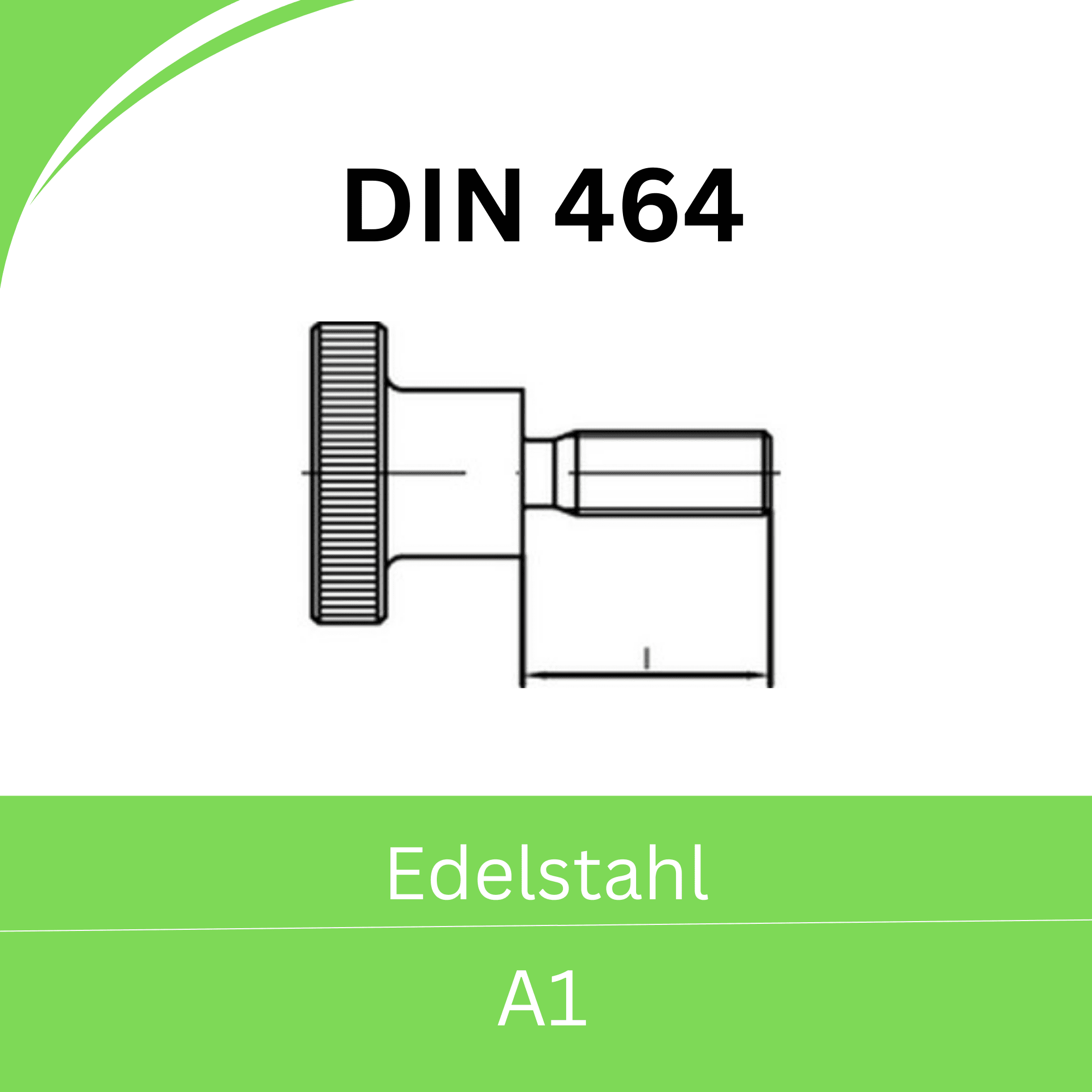 Bild für Kategorie ➤ Kategorie: DIN 464 Edelstahl (A1) 